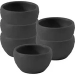 Villeroy & Boch Eierbecher, Schwarz, Keramik, 4.8x2.7x4.8 cm, Tischkultur &