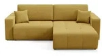 Fun M&ouml;bel Ecksofa, Gelb, Textil, Ottomane rechts, 244x149 cm, Wohnzimmer,...