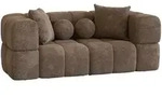 Fun M&ouml;bel Sofa, Braun, Textil, 200x77x103 cm, Wohnzimmer, Sofas & Couches,...