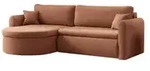 Fun M&ouml;bel Ecksofa, Braun, Textil, Ottomane links, 250x160 cm, Wohnzimmer,...