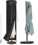 Sonnenschirm, Schwarz, Textil, 60x270x270 cm, Sonnenschutz & Sichtschutz,
