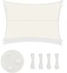 Sonnensegel, Creme, Textil, 20x35 cm, Sonnenschutz & Sichtschutz, Sonnensegel