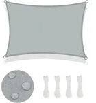 Sonnensegel, Grau, Textil, 34x26 cm, Sonnenschutz & Sichtschutz, Sonnensegel