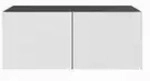 Masseno Lowboard, Anthrazit, Wei&szlig;, Holzwerkstoff, 100x41x40 cm, Wohnzimmer,