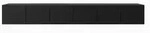 Masseno Lowboard, Schwarz, Holzwerkstoff, 300x41x40 cm, Wohnzimmer, Wohnw&auml;nde,