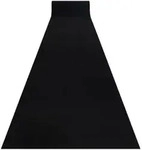 rugsX L&auml;ufer, Schwarz, Textil, Rechteckig, 70x110 cm, Teppiche & B&ouml;den,...
