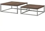 Massivmoebel24 Couchtisch, Braun, Holz, Echtholz,Sheesham, 75x30x75 cm,...