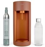mysoda Wassersprudler Glassy Beetroot, Terracotta, Metall, Kunststoff,...