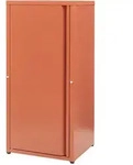 [en.casa] Aktenschrank, Dunkelbraun, Metall, 2 F&auml;cher, Rechteckig, 40x88x35 cm,