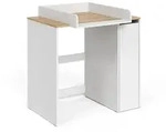 Vicco Waschmaschinenschrank, Wei&szlig;, Eiche Artisan, Holzwerkstoff, 1 F&auml;cher,