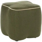 Beliani Pouf, Beige, Textil, Quadratisch, 35x38x35 cm, Wohnzimmer, Hocker, Poufs