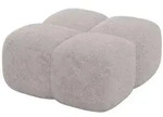 Altdecor Pouf, Hellgrau, Kunststoff, 1-Sitzer, 90x43x90 cm, Wohnzimmer, Hocker,...