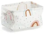 Zeller Present Aufbewahrungskorb, Mehrfarbig, Textil, Regenbogen, Rechteckig,...