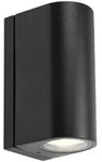 Marksl&ouml;jd AU&szlig;ENWANDLEUCHTE Alor, Schwarz, Metall, Kunststoff, oval,oval, F,...