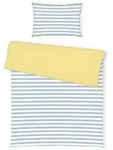 Tom Tailor Babybettw&auml;sche, Gelb, Hellblau, Textil, Uni, 100x135 cm, Oeko-Tex&reg;
