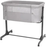 Kikka boo Beistellbett, Schwarz, Metall, 55x87 cm, Babym&ouml;bel, Babybetten,