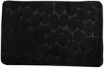 Spirella Badteppich, Schwarz, 50x80 cm, rutschhemmend, Badtextilien, Badematten