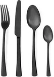 Besteckset, Schwarz, Metall, Essen & Trinken, Besteck, Besteck-Sets