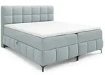 Home Collective Boxbett, Hellblau, Textil, 160x200 cm, Schlafzimmer, Betten,
