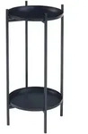 [en.casa] Pflanzenregal, Schwarz, Metall, 25x54x25 cm, Wohnzimmer,...