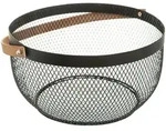 5five Simply Smart Aufbewahrungskorb, Silber, Metall, 26.5x14.5x26.5 cm, Freizeit,