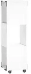 Homcom Aktenschrank, Wei&szlig;, Holzwerkstoff, Nachbildung, 3 F&auml;cher, 33.5x111x33.5 cm,
