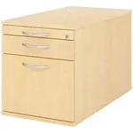 b&uuml;m&ouml; Rollcontainer, Ahorn, Holzwerkstoff, Nachbildung,Ahorn, 3 Schubladen,