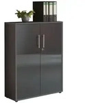 Mid.you Aktenschrank Office Edition, Anthrazit, Anthrazit Hochglanz,...
