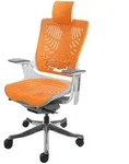 MCW B&uuml;rostuhl, Orange, Kunststoff, 77x134x68 cm, Arbeitszimmer, B&uuml;rost&uuml;hle,