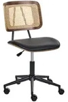 Beliani Schreibtischstuhl, Schwarz, Kunststoff, 66x80x66 cm, Arbeitszimmer,
