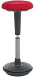 Beliani Wackelhocker, Rot, Schwarz, Kunststoff, 33x63x33 cm, Arbeitszimmer,