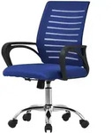 Ml-Design B&uuml;rostuhl, Blau, Metall, 1-Sitzer, 54x99x59 cm, Arbeitszimmer,