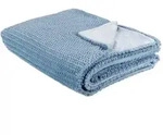 Beliani Decke, Blau, Textil, 150x200 cm, Wohntextilien, Decken