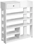 Kadima Design Schuhregal, Wei&szlig;, Holz, 1 Schubladen, Rechteckig, 75x93x24 cm,