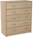 Home Collective Schuhschrank, Eiche, Holzwerkstoff, 74x85x35 cm, Garderobe,