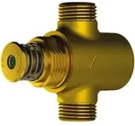 Delabie Tempostop, Chrom, Metall, 6.8x4.3x11.1 cm, Badezimmer, Waschbecken &