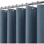 Duschvorhang, Dunkelblau, Textil, 182x198 cm, Badtextilien, Duschvorh&auml;nge