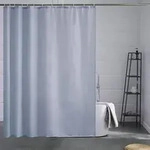 Duschvorhang, Blau, Textil, 180x180 cm, Badtextilien, Duschvorh&auml;nge