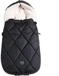 Kaiserbaby Kinderwagen-Fusssack, Schwarz Hochglanz, Textil, 46x10x105 cm,...