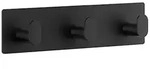 Haken, Schwarz, Metall, eckig, 8.5x38x10.3 cm, Badaccessoires,...