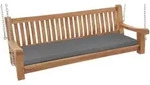 Deluke Schaukelbank, Dunkelgrau, Holz, 180x62x70 cm, Gartenm&ouml;bel,...