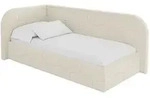 Altdecor Einzellbett, Perlmutt, Textil, 100x200 cm, Kinderzimmer & Jugendzimmer,