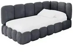 Altdecor Einzellbett, Dunkelgrau, Textil, 80x200 cm, Kinderzimmer &...