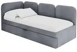Altdecor Einzellbett, Grau, Textil, 80x200 cm, Kinderzimmer & Jugendzimmer,