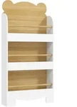 Aiyaplay B&uuml;cherregal, Braun, Holzwerkstoff, Teilmassiv,Kiefer, 3 F&auml;cher, 15x110x55