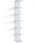 Vicco Wandregal, Wei&szlig;, Holzwerkstoff, 6 F&auml;cher, Rechteckig, 30x190x28 cm,