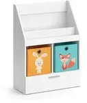 Vicco Kinderregal, Wei&szlig;, Holzwerkstoff, 5 F&auml;cher, Rechteckig, 72x96.2x31.2 cm,