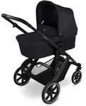 ABC Design Kinderwagenset Salsa Core All in One, Schwarz, Textil, 5-teilig,...