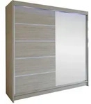 Mirjan24 Schwebet&uuml;renschrank, Sonoma Eiche, Holzwerkstoff, Rechteckig,...
