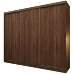 Masseno Schwebet&uuml;renschrank, Nussbaum, Holzwerkstoff, 6 F&auml;cher, 4 Schubladen,